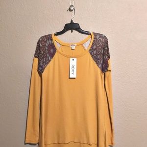 NWT Roxy 'Eden' Thermal Long Sleeve Top